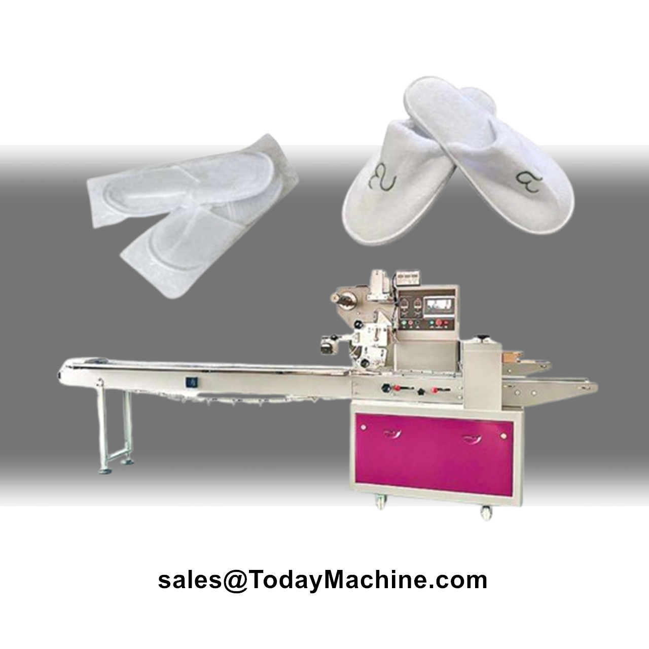 Cookies Pack - Horizontale Kissenfolien-Verpackungsmaschine für Lebensmittel, Brot, Süßigkeiten,