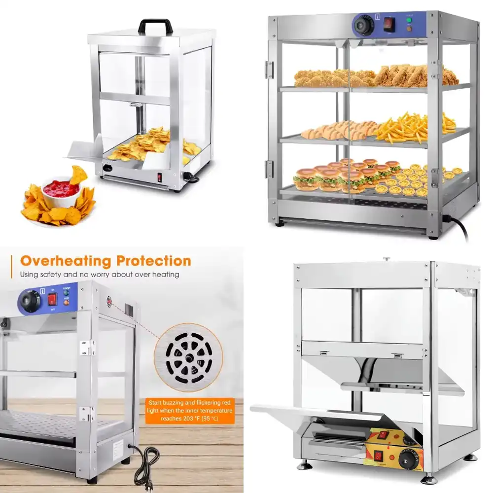 Popcorn - Isolierter Display-Schrank für Kartoffelchips und Popcorn,