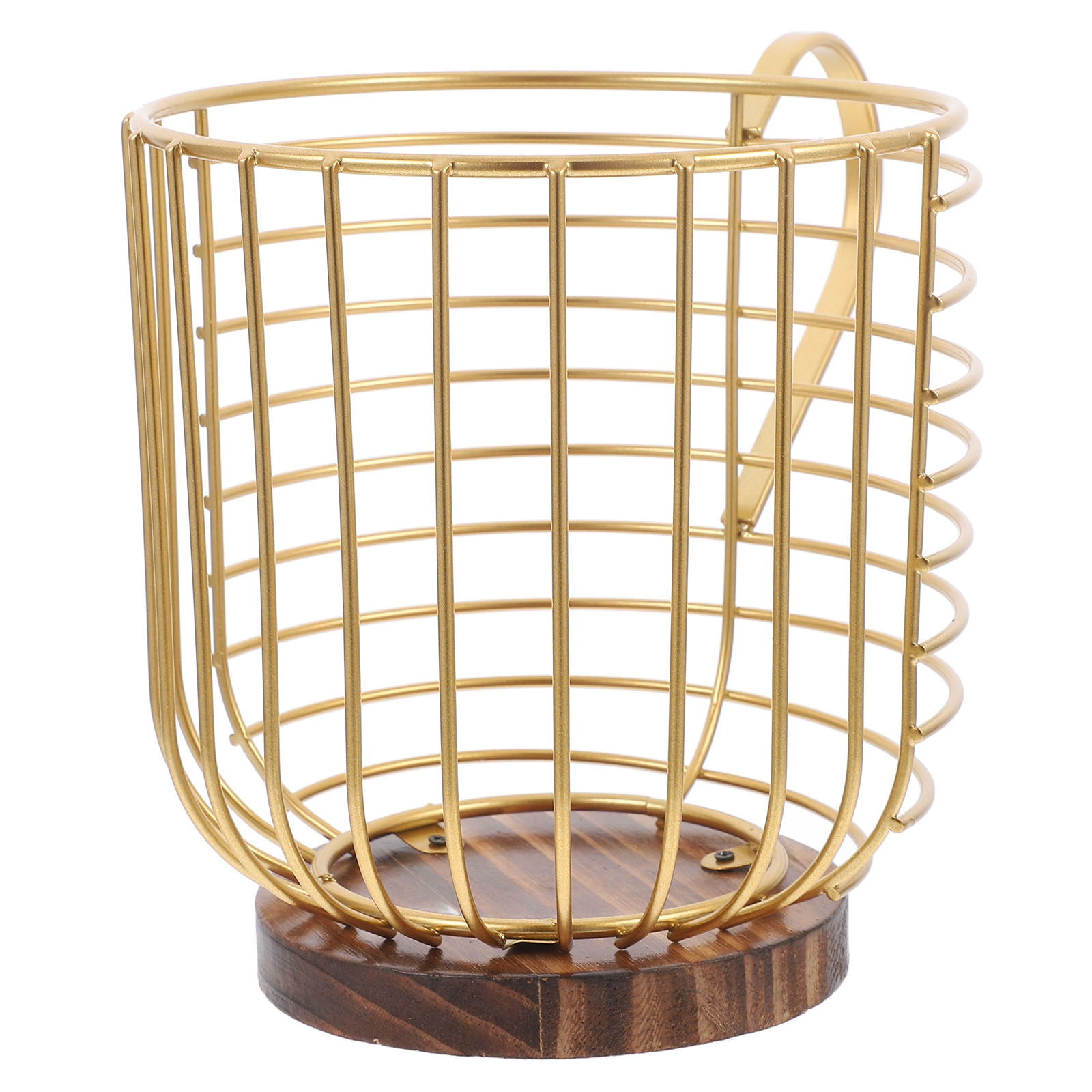 Chocolate Snack - Kaffee-Organizer Aufbewahrungskorb aus Metall mit Drahtdesign