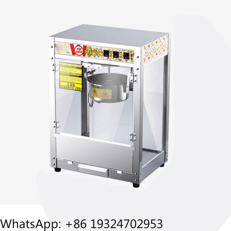 Popcorn - Vollautomatische Kommerzielle Popcornmaschine 220/110V Edelstahl Elektrischer