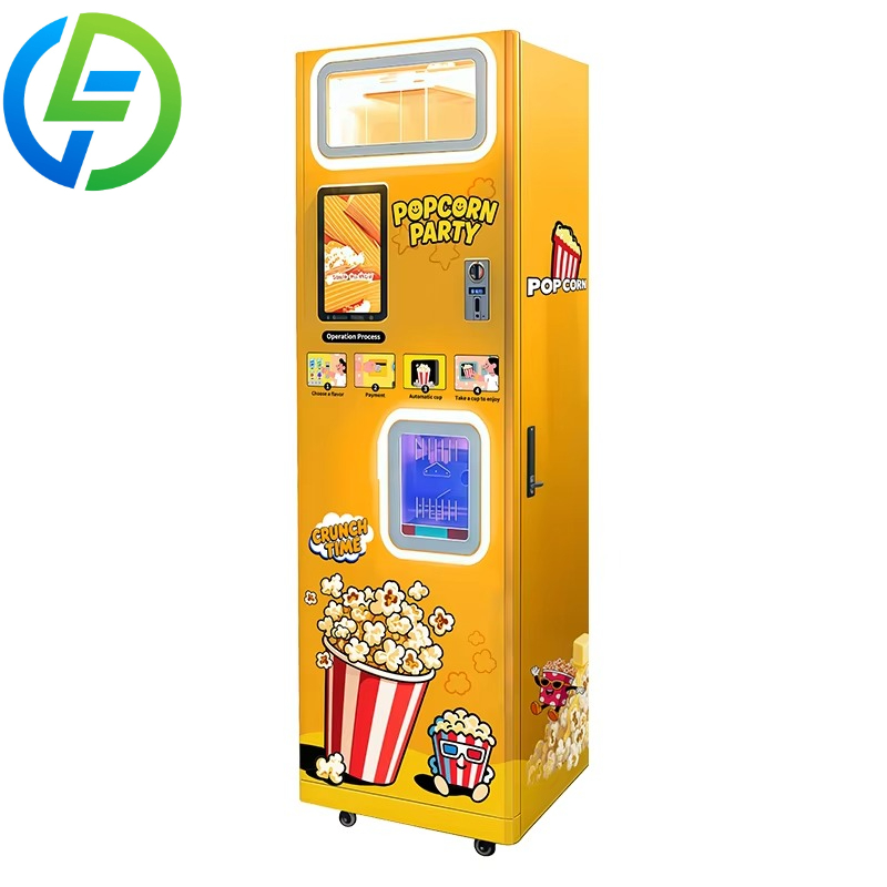 Popcorn - Maßgefertigter Heißluft-Popcorn-Automat mit Münzeinwurf, Aromatisierter Popcorn-Maker,