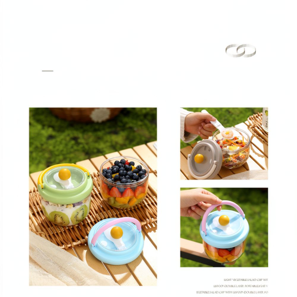 Tragbarer Salatbehälter im Ins – Healthy Snacks Food Bewertung und Preis