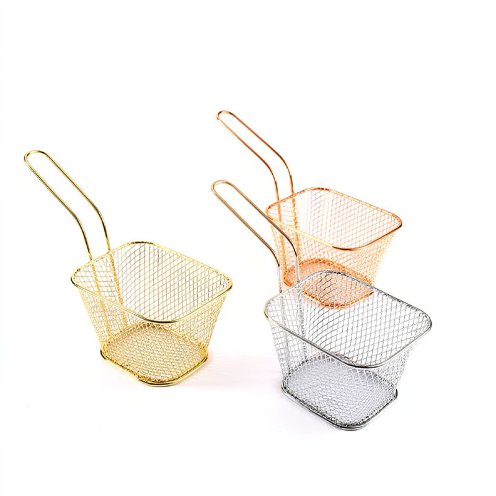 Dekorativer Mini-Quadrat-Fritt – Food Snacks Catering Bewertung und Preis